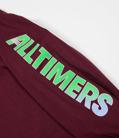 Alltimers Artists Long Sleeve T-Shirt - Burgundy