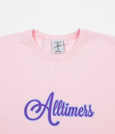 Alltimers Cursive Crewneck Sweatshirt - Pink
