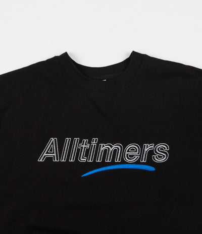 Alltimers Dashed Crewneck Sweatshirt - Black