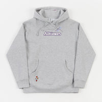 Alltimers Embroidered Bugged Out Broadway Hoodie - Heather Grey thumbnail