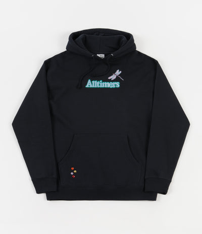 Alltimers Embroidered Bugged Out Broadway Hoodie - Navy