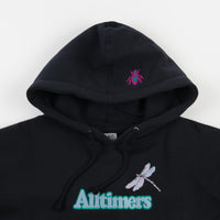 Alltimers Embroidered Bugged Out Broadway Hoodie - Navy thumbnail