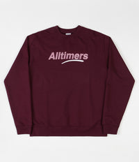 Alltimers Estate Crewneck Sweatshirt - Maroon