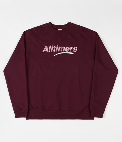 Alltimers Estate Crewneck Sweatshirt - Maroon