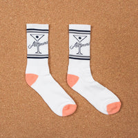 Alltimers Logo Socks - White / Peach thumbnail