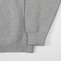 Alltimers Nextel Quarter Zip Sweatshirt - Heather Grey thumbnail