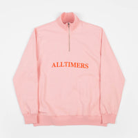 Alltimers Nextel Quarter Zip Sweatshirt - Pink thumbnail