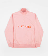 Alltimers Nextel Quarter Zip Sweatshirt - Pink