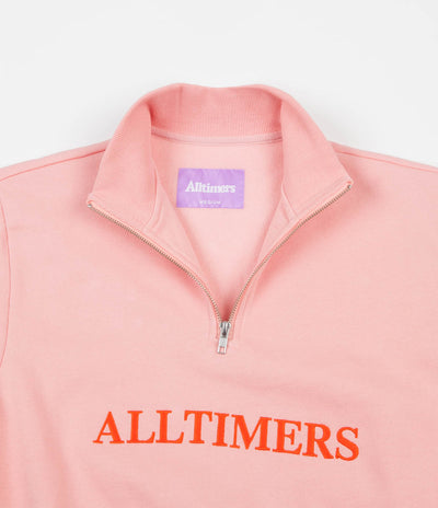Alltimers Nextel Quarter Zip Sweatshirt - Pink