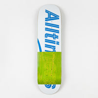 Alltimers Trace Logo Deck - White - 8.25" thumbnail