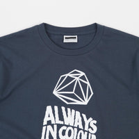 Always in Colour Geometric T-Shirt - Denim Blue thumbnail