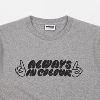 Always in Colour Hands T-Shirt - Melange Grey thumbnail