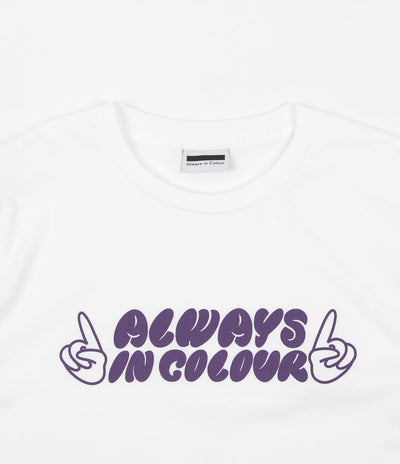 Always in Colour Hands T-Shirt - White