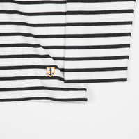Armor Lux Breton Long Sleeve T-Shirt - Milk / Ebony thumbnail