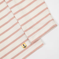 Armor Lux Breton Long Sleeve T-Shirt - Nature / Pink Atlas thumbnail