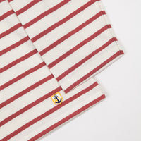 Armor Lux Breton Long Sleeve T-Shirt - Nature / Red Manganese thumbnail