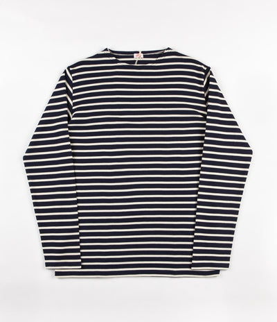 Armor Lux Breton Long Sleeve T-Shirt - Navy / Nature | Flatspot