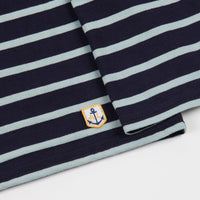 Armor Lux Breton Long Sleeve T-Shirt - Navy / Porpoise thumbnail