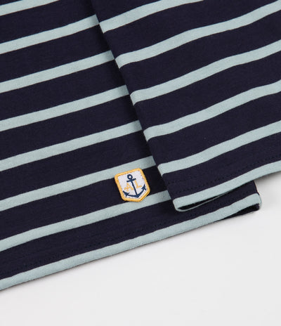 Armor Lux Breton Long Sleeve T-Shirt - Navy / Porpoise
