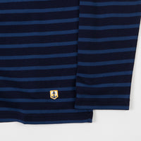 Armor Lux Breton Long Sleeve T-Shirt - Seal / Royal thumbnail