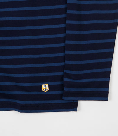 Armor Lux Breton Long Sleeve T-Shirt - Seal / Royal