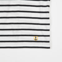 Armor Lux Breton Sailor Striped T-Shirt - Milk / Ebony thumbnail