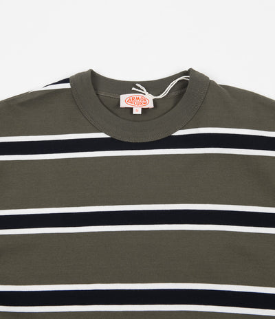 Armor Lux Heritage Bane T-Shirt - Epicea / Milk / Rich Navy