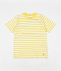 Armor Lux Heritage Striped Heavy Cotton T-Shirt - Rayon / White