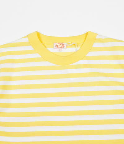 Armor Lux Heritage Striped Heavy Cotton T-Shirt - Rayon / White