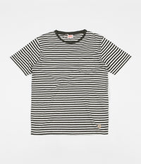 Armor Lux Heritage Striped Pocket T-Shirt - Aquilla / Nature