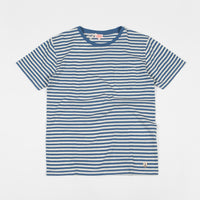 Armor Lux Heritage Striped Pocket T-Shirt - Moody Blue / Nature thumbnail
