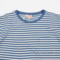 Armor Lux Heritage Striped Pocket T-Shirt - Moody Blue / Nature thumbnail
