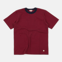 Armor Lux Heritage Striped T-Shirt - Navy / Red thumbnail