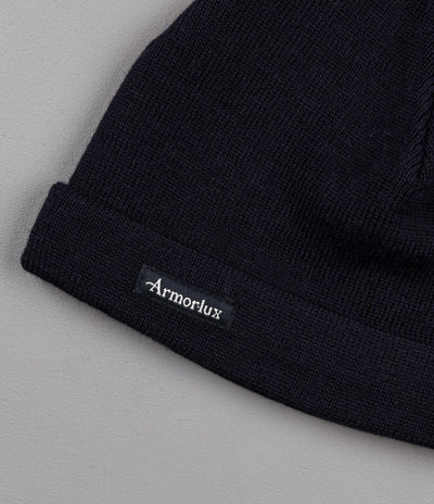 Armor Lux Plain Fisherman Beanie - Navy Blue