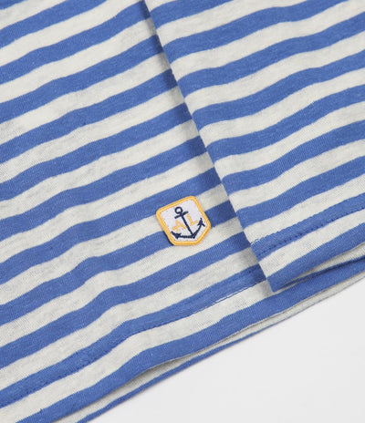 Armor Lux Striped Breton Long Sleeve T-Shirt - Lapis / Nature