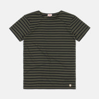 Armor Lux Striped Breton T-Shirt - Epicea Green / Rich Navy thumbnail