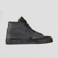 Nike SB Blazer Mid Edge Shoes - Iron Grey / Black - Black thumbnail
