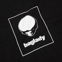 Baglady Alien Logo T-Shirt - Black thumbnail
