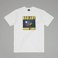 Baglady Nobody Cares T-Shirt - White thumbnail