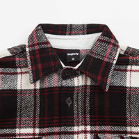 Baglady Thick Flannel Shirt - Black / Red thumbnail