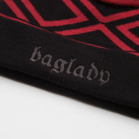 Baglady Tyson Beanie - Black / Red thumbnail
