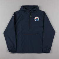 Belief Message Windbreaker Jacket - Navy thumbnail