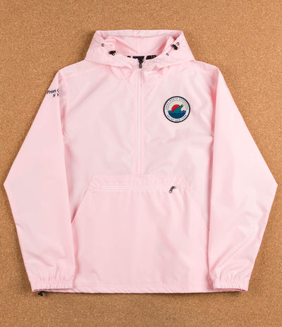 Belief Message Windbreaker Jacket - Soft Pink