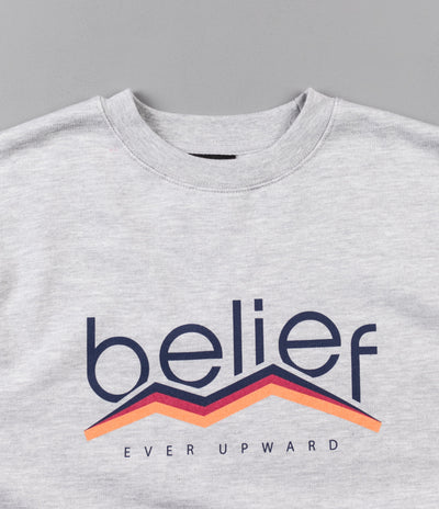 Belief Peak Crewneck Sweatshirt - Ash Heather