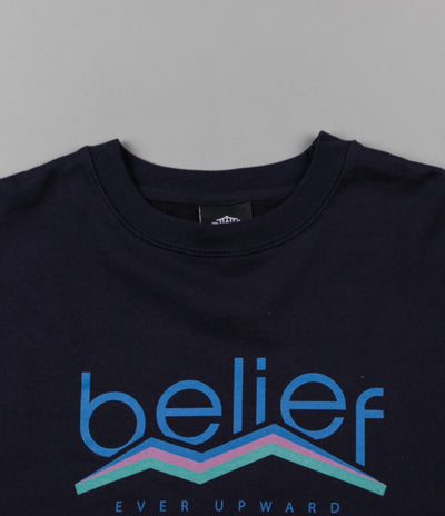 Belief Peak Crewneck Sweatshirt - Navy