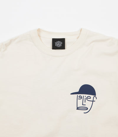 Belief Typeface Long Sleeve T-Shirt - Ivory