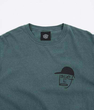 Belief Typeface Long Sleeve T-Shirt - Spruce