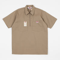 Ben Davis 1/2 Zip Shirt - Khaki thumbnail