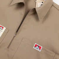 Ben Davis 1/2 Zip Shirt - Khaki thumbnail