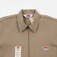 Ben Davis 1/2 Zip Shirt - Khaki thumbnail